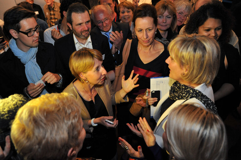 Fotografia 24: EE-2014 - Electoral night in Strasbourg