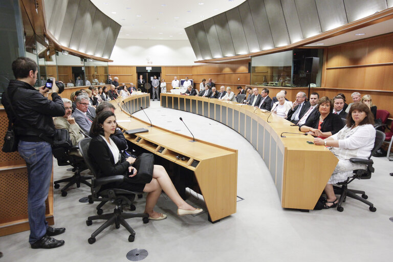 Fotografija 20: Inauguration of the ASP 3H1 room named after former Hungarian Prime Minister Gyula Horn in presence of EP President