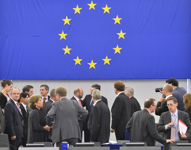 Fotografia 9: Plenary session week 27-2014 - Opening of the plenary and election of the President of the Parliament (first ballot)