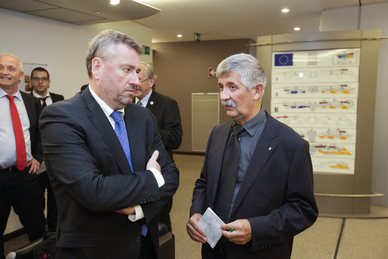 Inauguration of the ASP 3H1 room named after former Hungarian Prime Minister Gyula Horn in presence of EP President