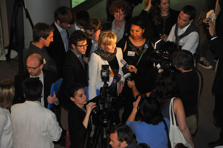 Fotografia 16: EE-2014 - Electoral night in Strasbourg