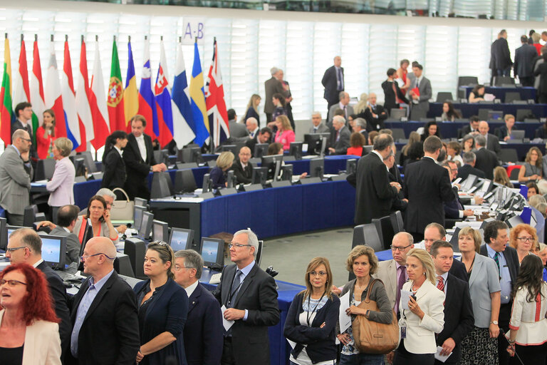 Fotó 23: Plenary session week 27-2014 - Opening of the plenary and election of the President of the Parliament (first ballot)