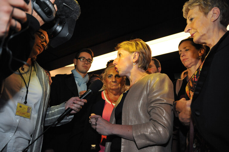 Fotografia 19: EE-2014 - Electoral night in Strasbourg