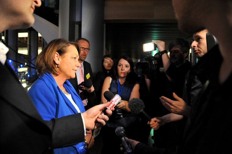 Fotografia 36: EE-2014 - Electoral night in Strasbourg