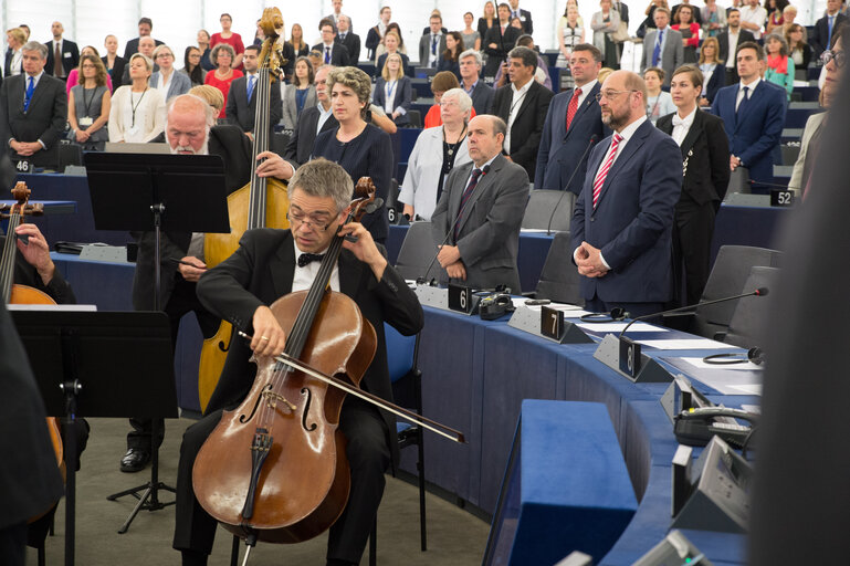 Снимка 12: Plenary session week 27-2014 - Opening of the plenary and election of the President of the Parliament (first ballot)