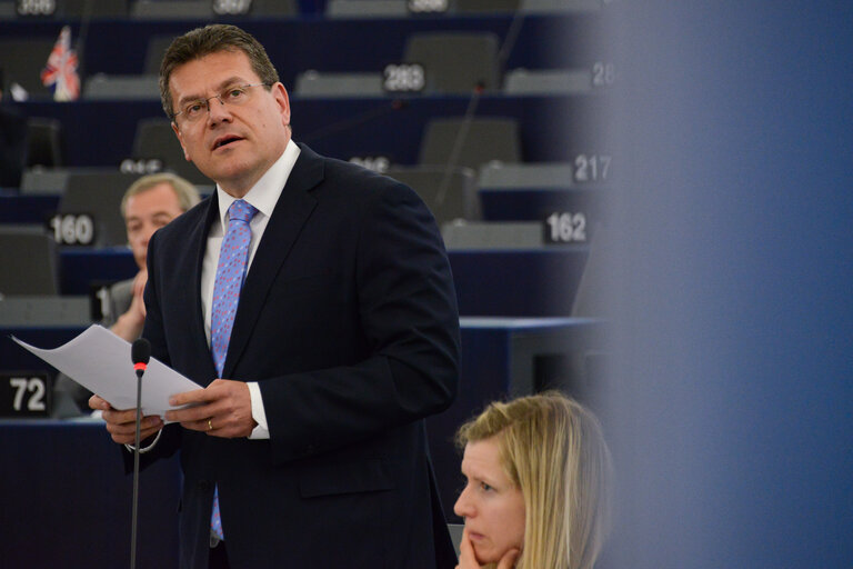 Fotografija 7: Plenary session week 27 2014 Conclusion of the European, Council meeting