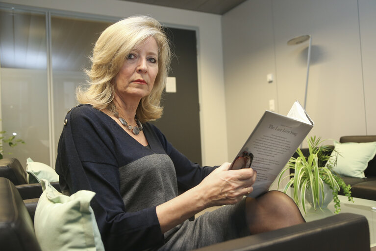 EU Ombudsman - Emilly O'REILLY in the European Parliament in Brussels
