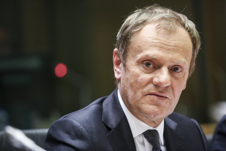 Foto 2: Donald TUSK - President of the European Council meets with S&D Group's members