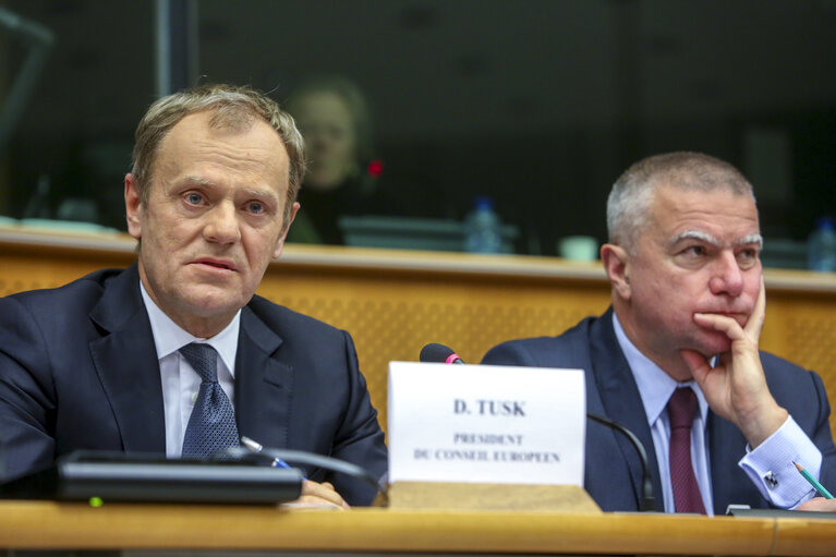 Снимка 5: Donald TUSK - President of the European Council meets with Green/EFA Group's members