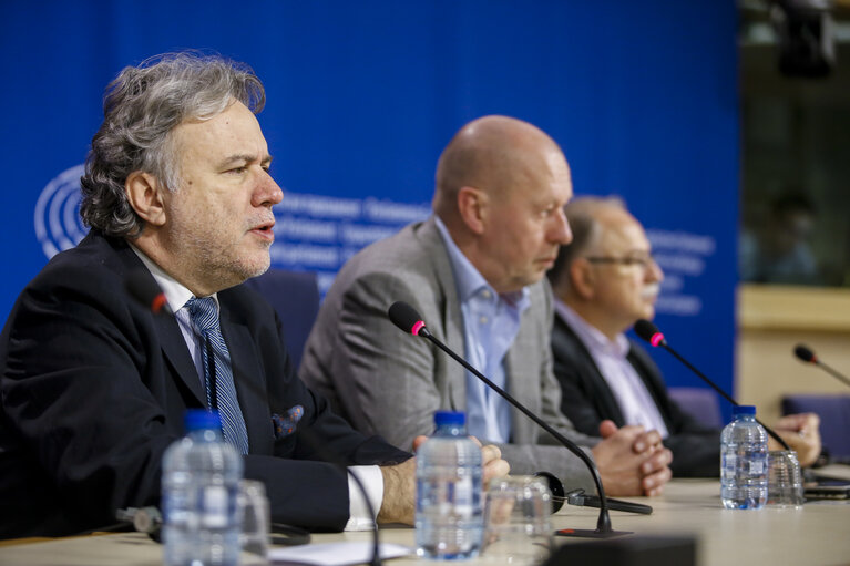 EMPL Press conference on the Pension Reforms in Greece in the presence of the Greek Minister of Employment