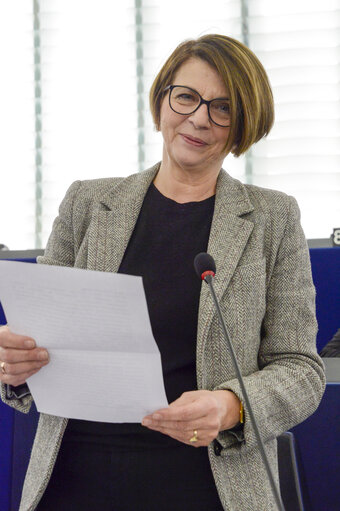 Fotó 6: Julia PITERA in Plenary session week 03 2016 in Strasbourg