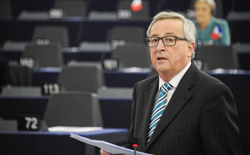 Fotografija 34: Plenary session week 05 2016 in Strasbourg - Preparation of the European Council meeting of 18 and 19 February 2016  Council and Commission statements