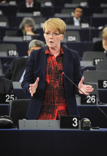 Fotografija 21: Plenary session week 05 2016 in Strasbourg - Preparation of the European Council meeting of 18 and 19 February 2016  Council and Commission statements