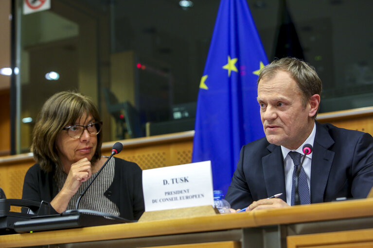 Снимка 4: Donald TUSK - President of the European Council meets with Green/EFA Group's members