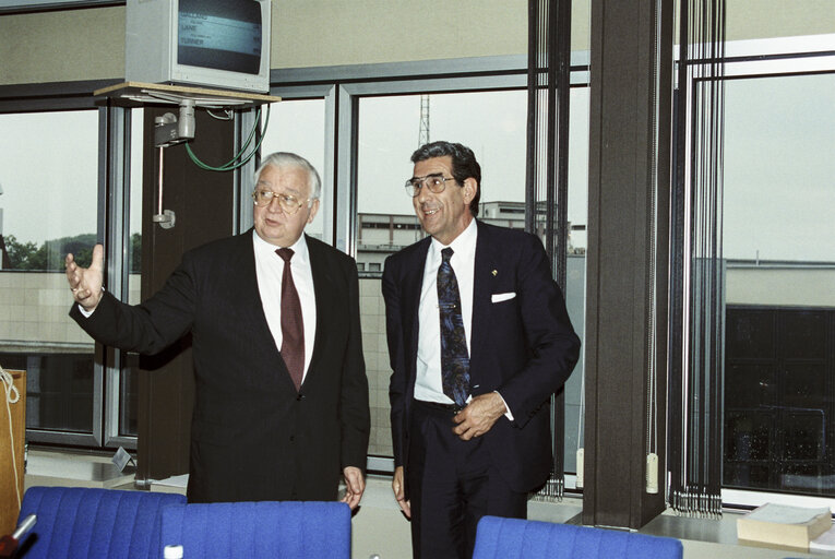 Fotografie 6: EP President meets with a delegation of the countries of Central America and Mexico at the EP in Strasbourg