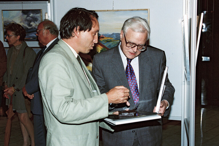 Foto 12: Exhibition on the Cevennes region at the European Parliament in Strasbourg