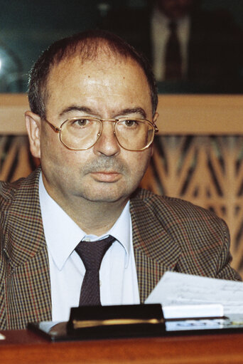 Photo 31: MEP Bernard ANTONY during the plenary session at the EP in Strasbourg