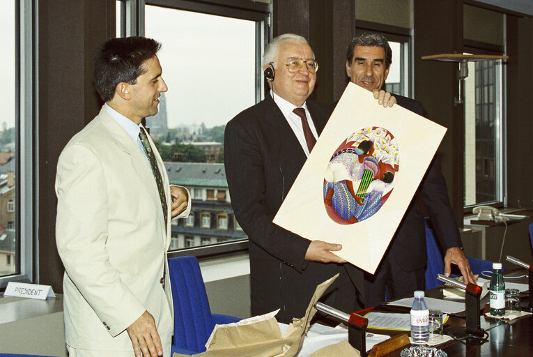 Fotografie 2: EP President meets with a delegation of the countries of Central America and Mexico at the EP in Strasbourg