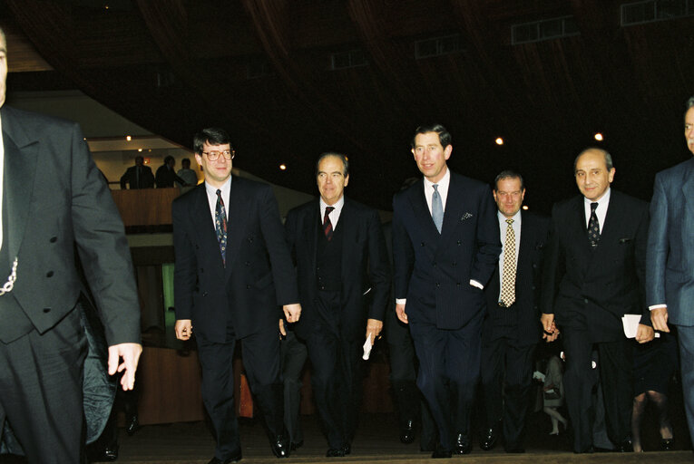 Valokuva 28: Official visit of Prince Charles to European Parliament In Strasbourg