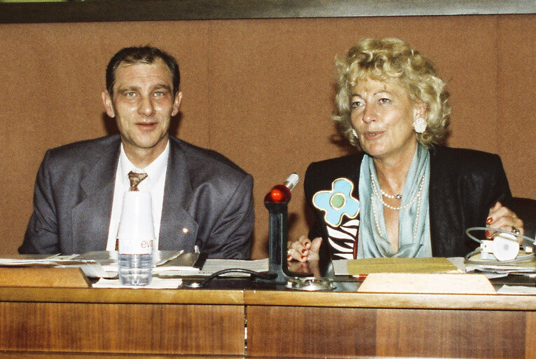 Fotografija 12: Meeting at the EP in Strasbourg