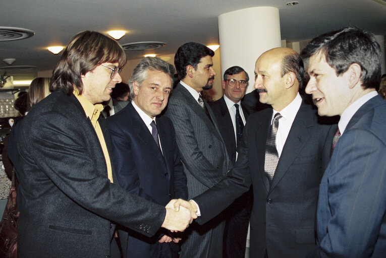 Visit of Carlos SALINAS DE GORTARI, President of Mexico at the European Parliament in Brussels