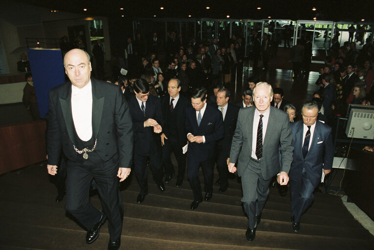 Valokuva 27: Official visit of Prince Charles to European Parliament In Strasbourg