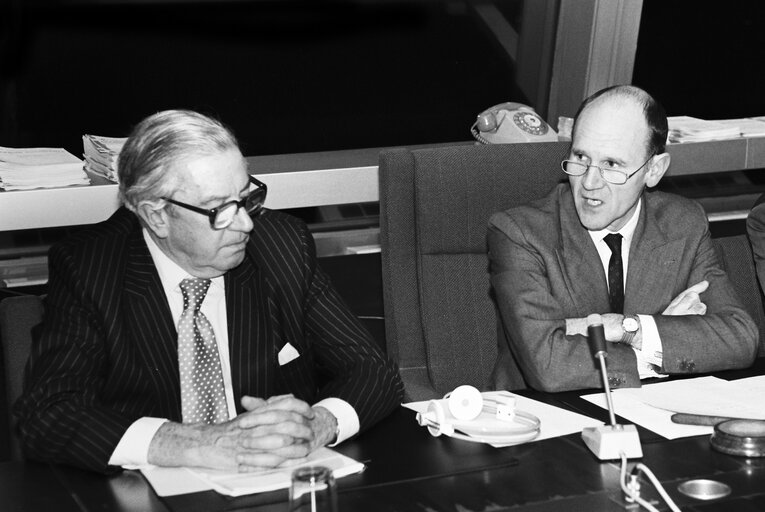 Снимка 2: Meeting of the European Democratic Group at the European Parliament in Strasbourg