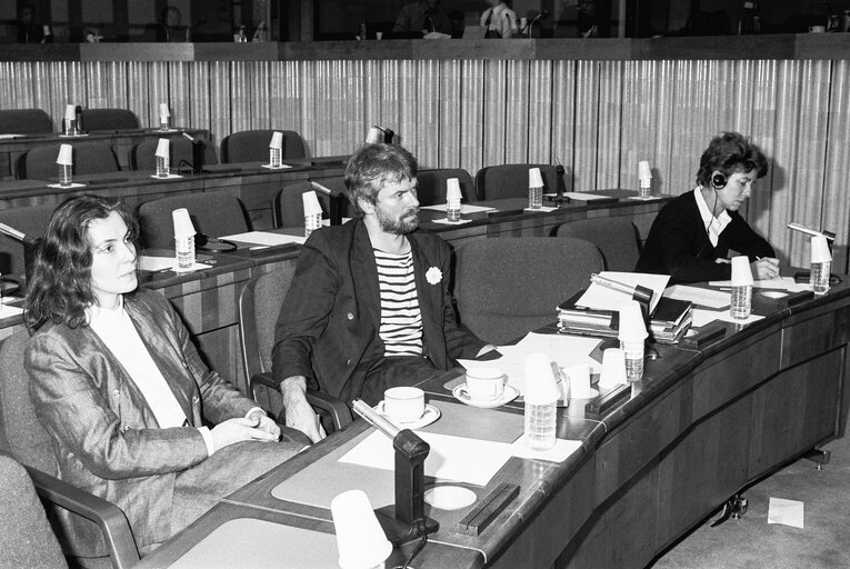 Foto 21: Meeting with Australian Delegation at the European Parliament in Strasbourg in October 1989.