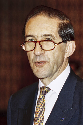 Photo 6: Belgian MFA, Willy CLAES during the Plenary session at the EP in Strasbourg