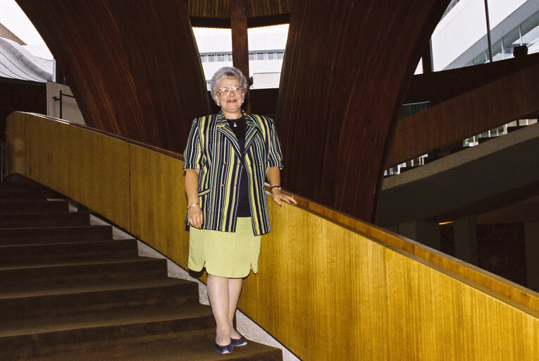 Φωτογραφία 1: Portrait of MEP Tove NIELSEN at the EP in Strasbourg