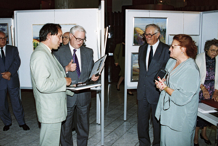 Foto 8: Exhibition on the Cevennes region at the European Parliament in Strasbourg