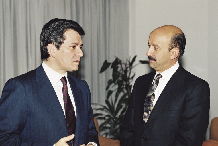 Visit of Carlos SALINAS DE GORTARI, President of Mexico at the European Parliament in Brussels