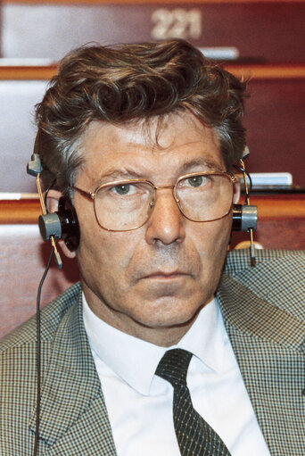 Φωτογραφία 10: MEP Ferruccio PISONI during the plenary session at the EP in Strasbourg