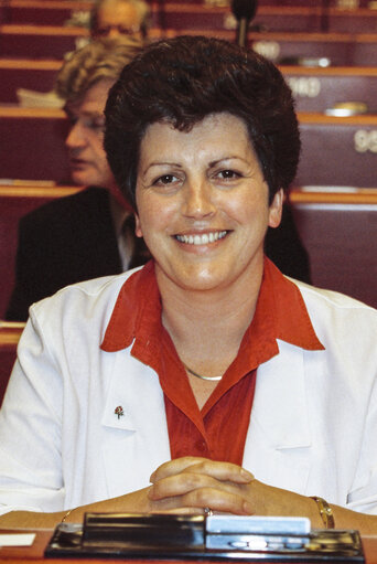 Valokuva 25: MEP Pauline GREEN during the plenary session at the EP in Strasbourg