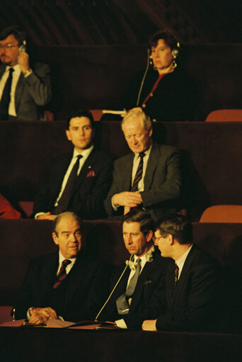 Foto 22: Official visit of Prince Charles to European Parliament In Strasbourg