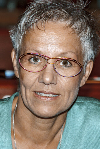 Photo 38: MEP Brigitte LANGENHAGEN during the plenary session at the EP in Strasbourg