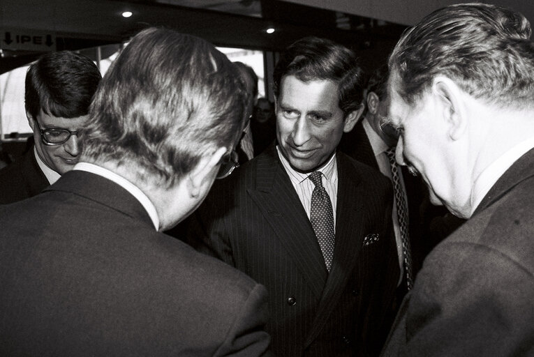 Official visit of Prince Charles to European Parliament In Strasbourg