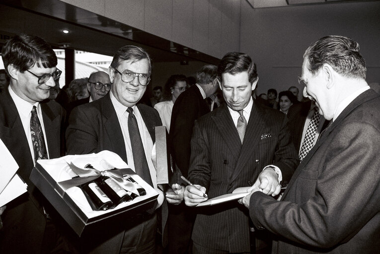 Fotografia 13: Official visit of Prince Charles to European Parliament In Strasbourg