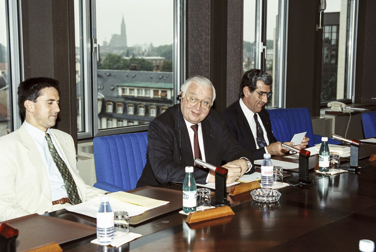 Fotografie 9: EP President meets with a delegation of the countries of Central America and Mexico at the EP in Strasbourg