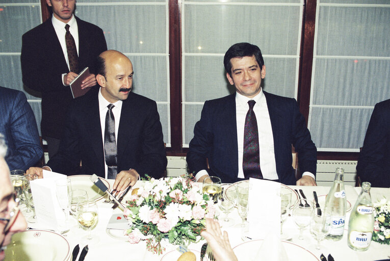 Fotografia 8: Visit of Carlos SALINAS DE GORTARI, President of Mexico at the European Parliament in Brussels