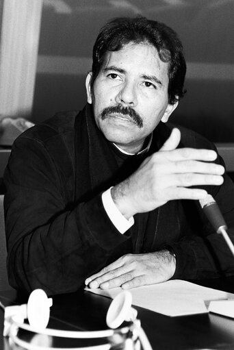 Fotografija 5: Daniel ORTEGA, President of Nicaragua, in a meting with MEP's at the European Parliament in Strasbourg