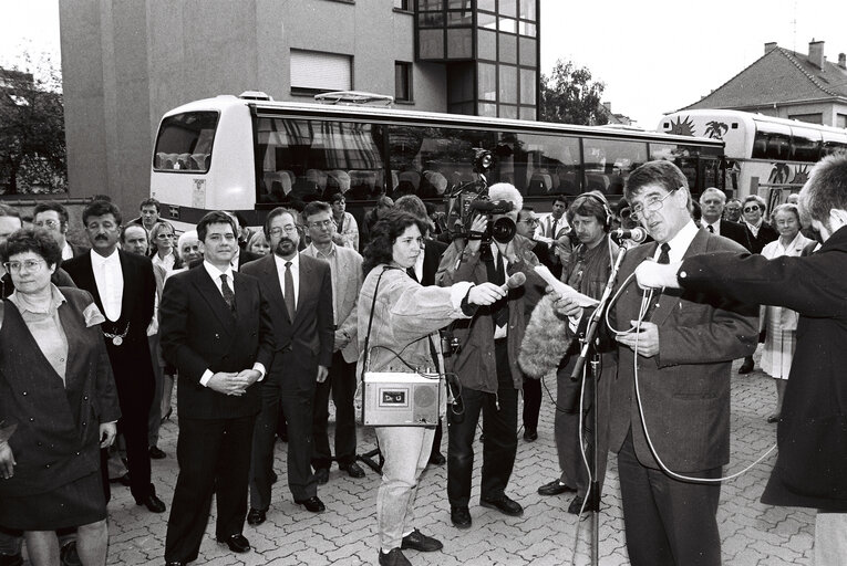 Fotografi 9: Openning ceremony in Strasbourg for UNICEEF Bank