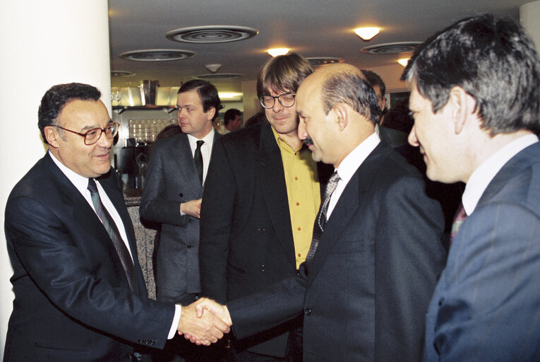 Visit of Carlos SALINAS DE GORTARI, President of Mexico at the European Parliament in Brussels