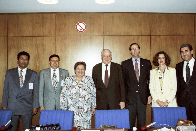 Fotografie 4: EP President meets with a delegation of the countries of Central America and Mexico at the EP in Strasbourg