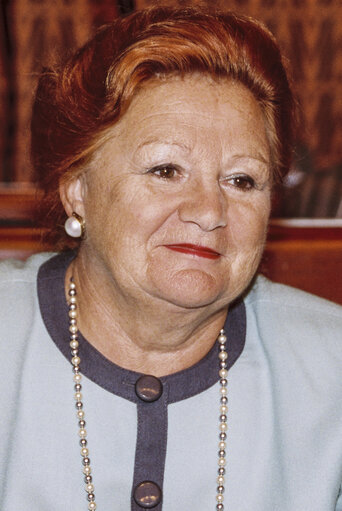 Valokuva 17: MEP Marijke J.H. VAN HEMELDONCK during the plenary session at the EP in Strasbourg