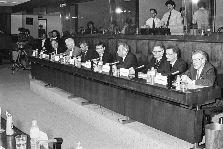 Visit of Polish Prime Minister at the European Parliament in Strasbourg