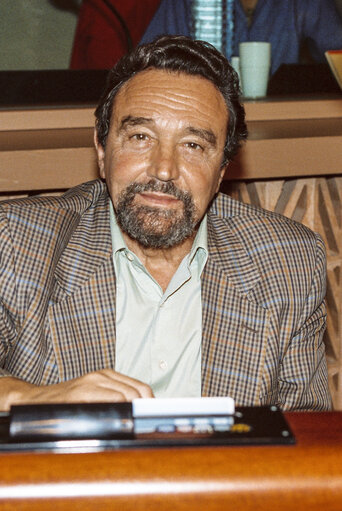 Photo 22: MEP Antoni GUTIERREZ DIAZ during the plenary session at the EP in Strasbourg