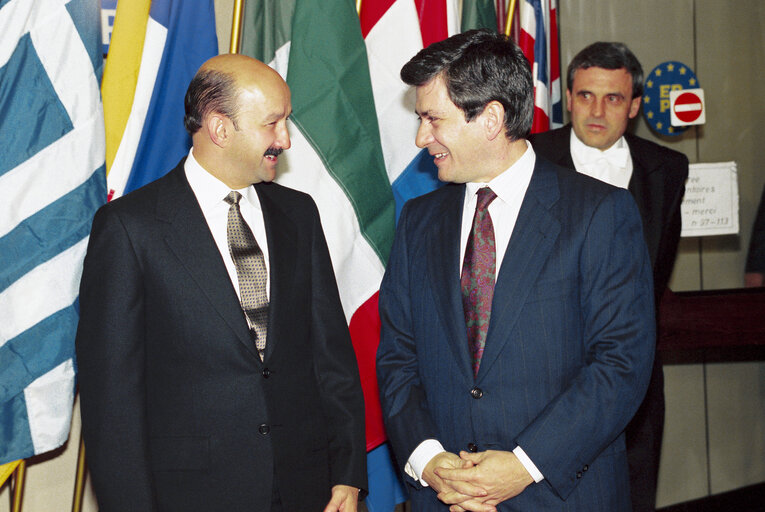 Fotografia 12: Visit of Carlos SALINAS DE GORTARI, President of Mexico at the European Parliament in Brussels