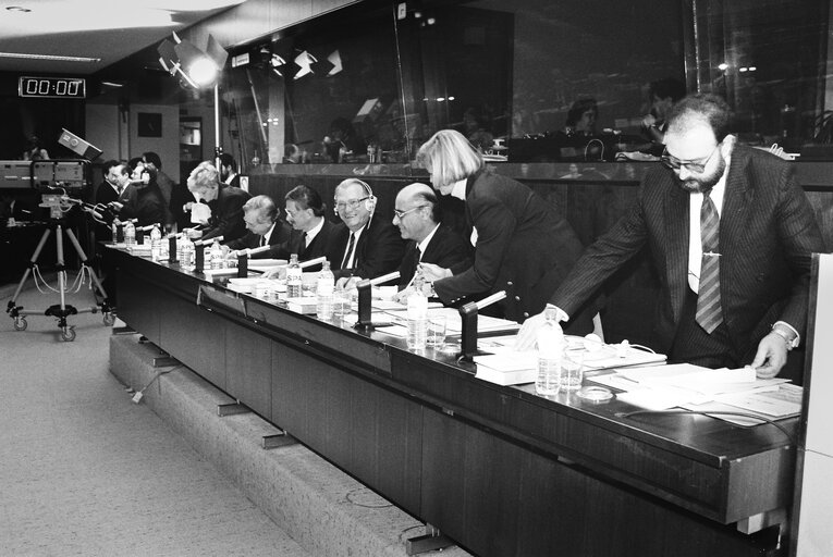 Foto 8: Meeting at the European Parliament in Brussels.