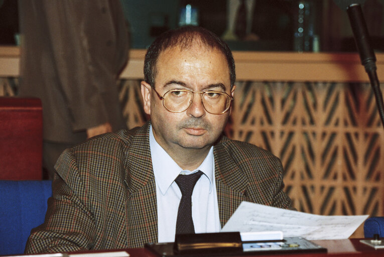 Photo 32: MEP Bernard ANTONY during the plenary session at the EP in Strasbourg